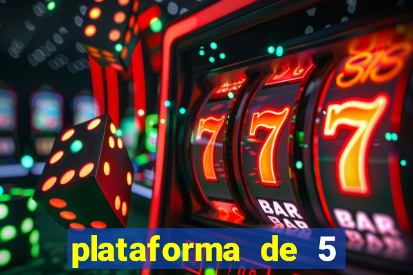 plataforma de 5 reais fortune tiger